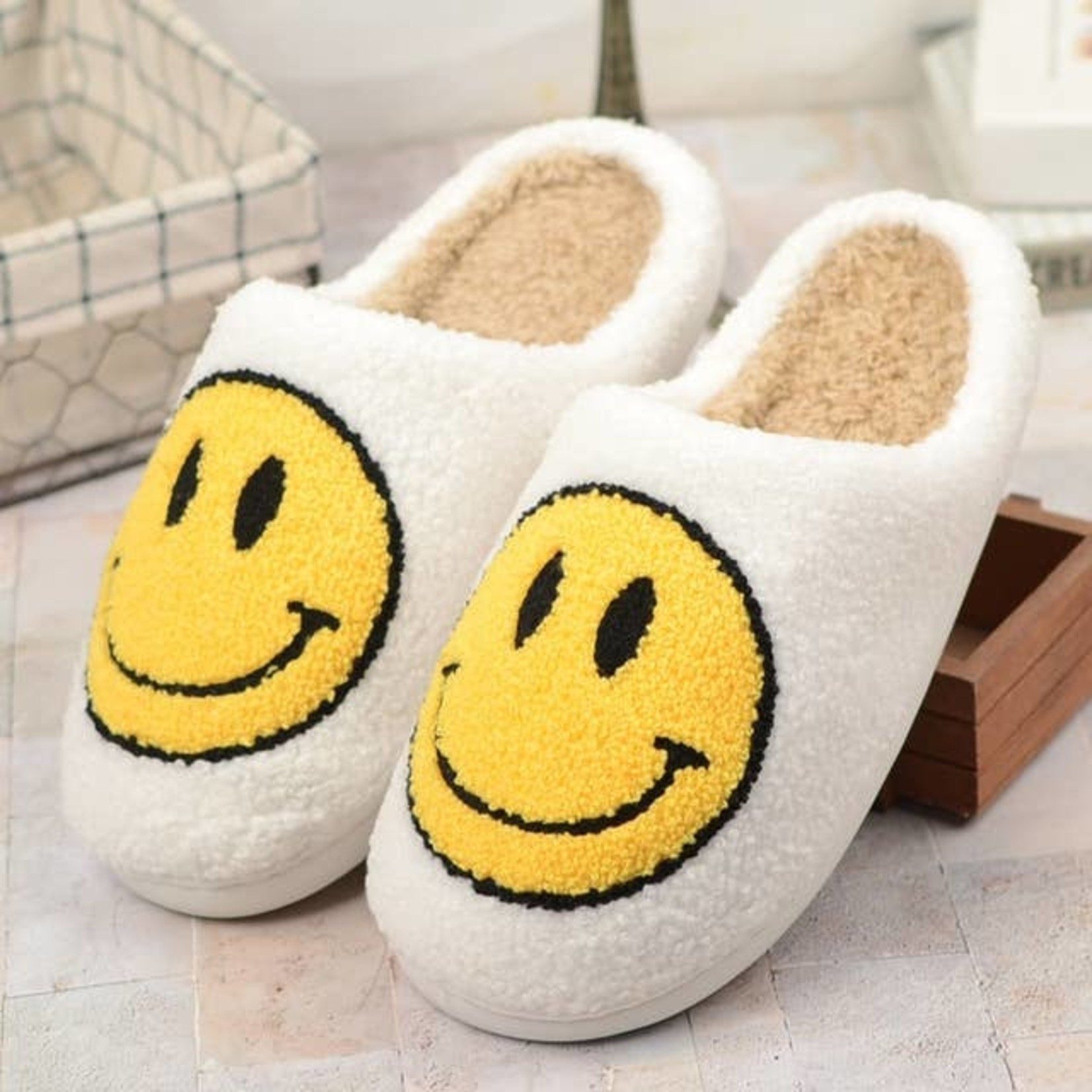 Smile Face Slippers Assorted