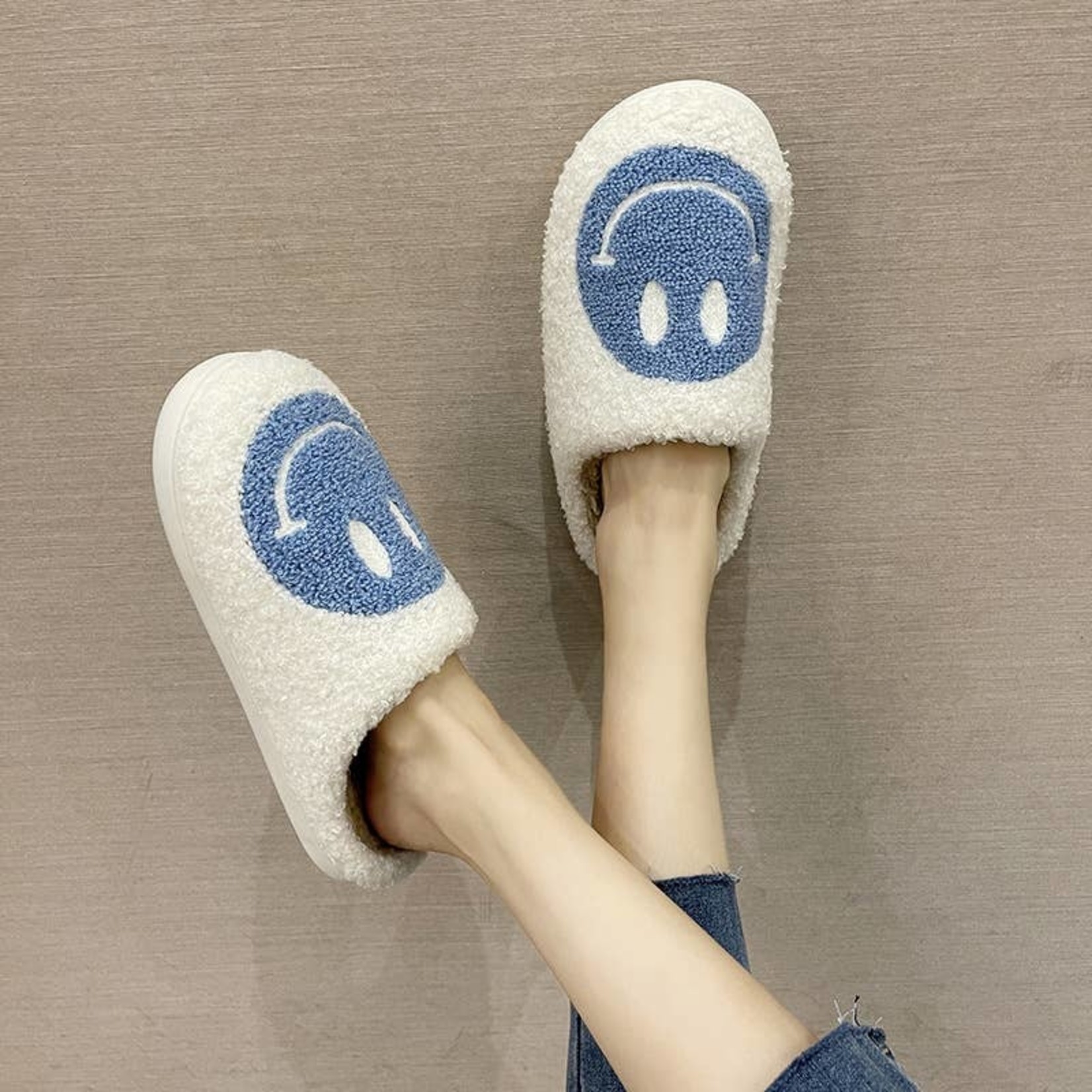 Smile Face Slippers Assorted