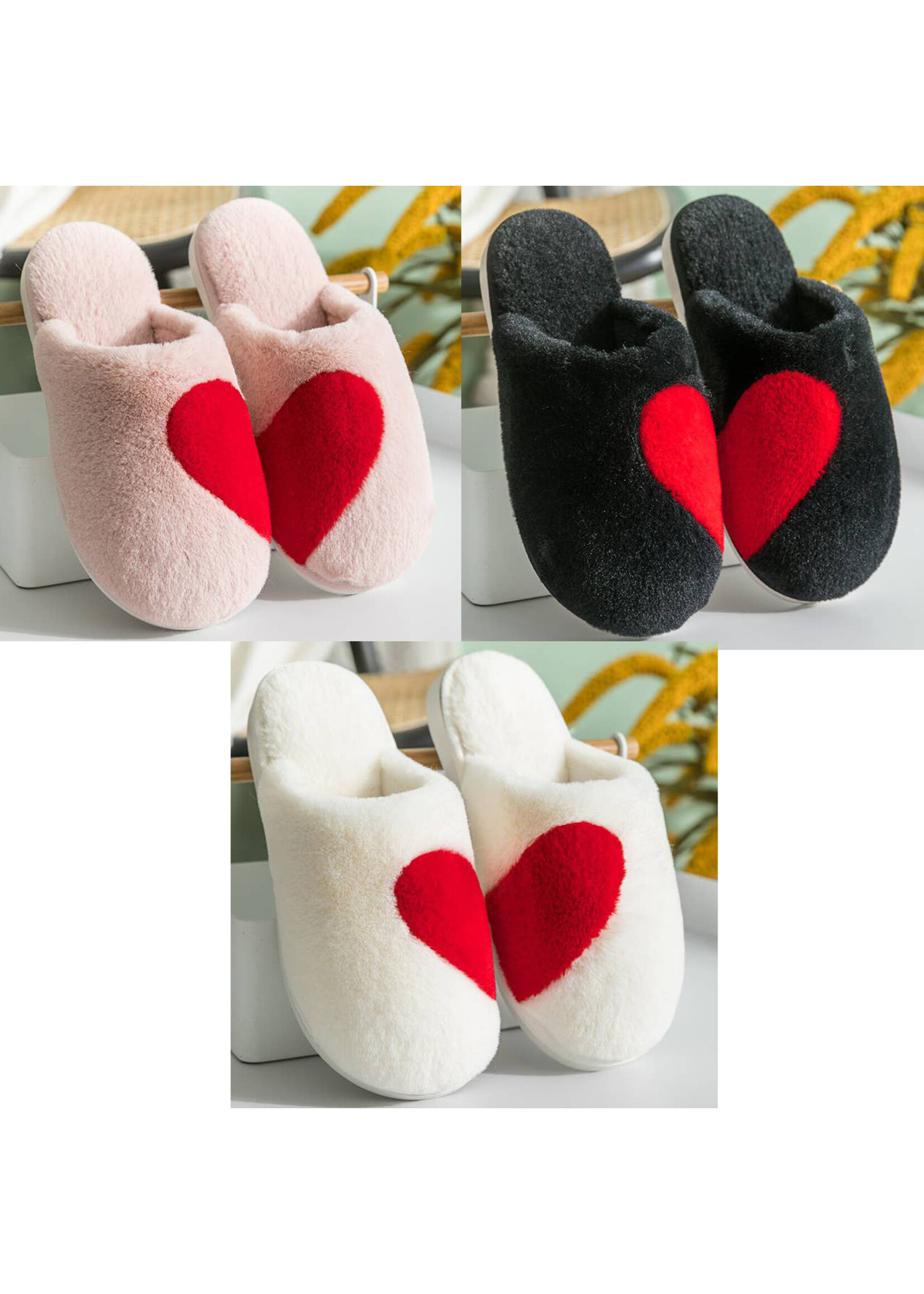 Heart Love  Slip on Slippers