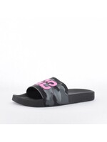 Birdie B Double BB Slide Birdie Bee  Grey Camo and Pink  Size 8 Only Final Sale