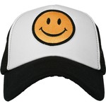 Katydid Smile Face Trucker Hat Black/ White