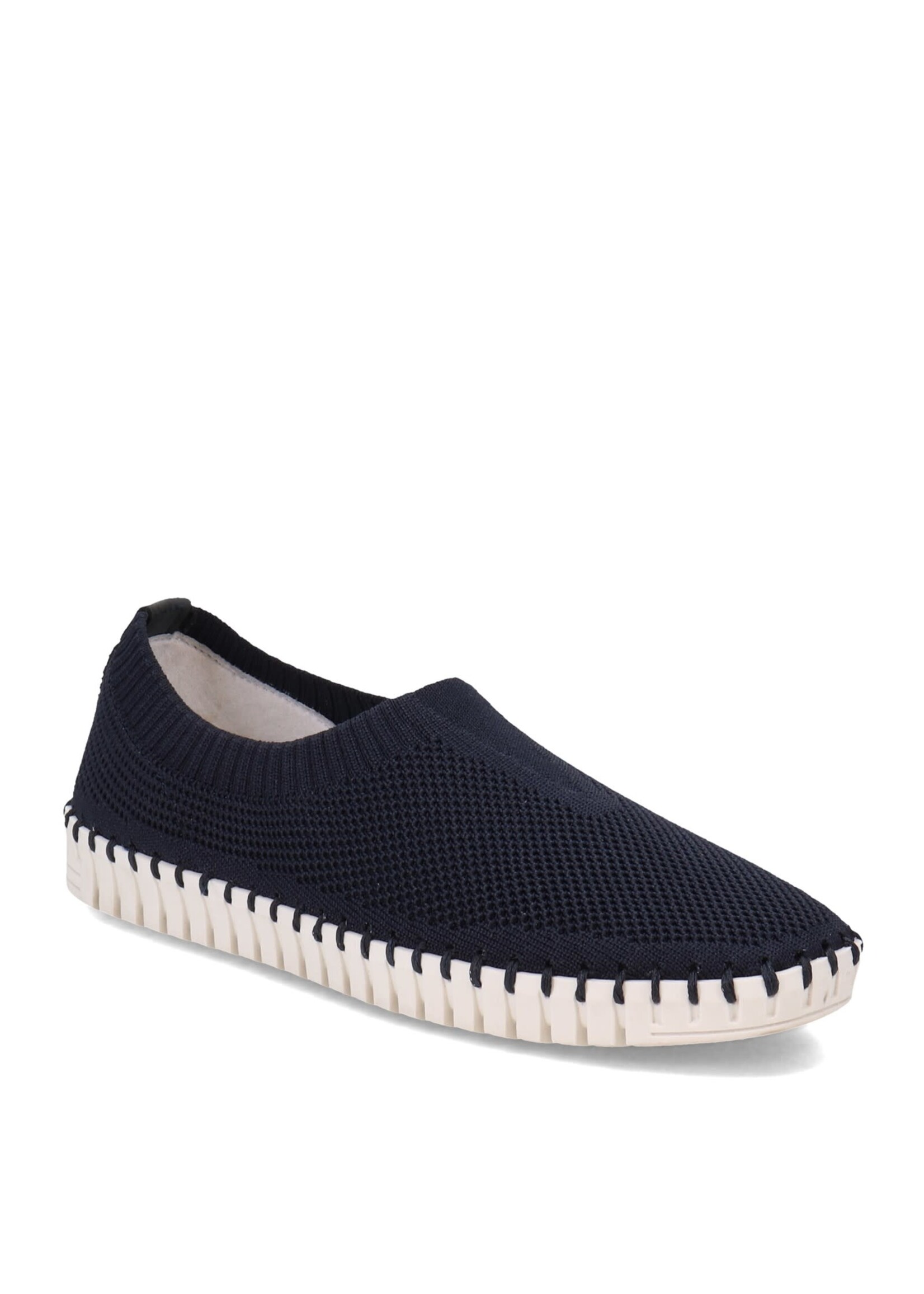 Eric Michael Lucy Navy Slip Ons eric michaels