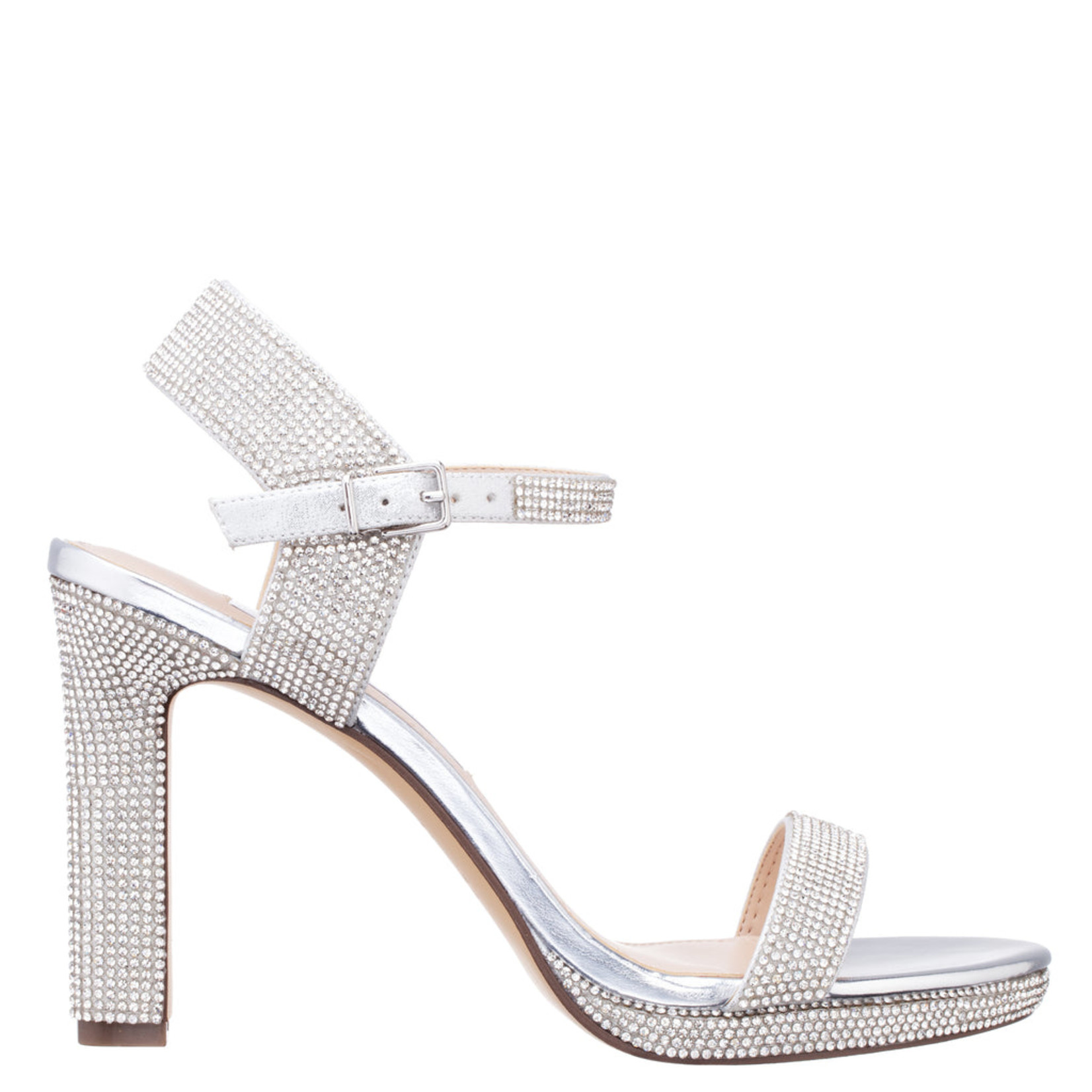 Nina Footwear Raquela True Silver Crystal by Nina