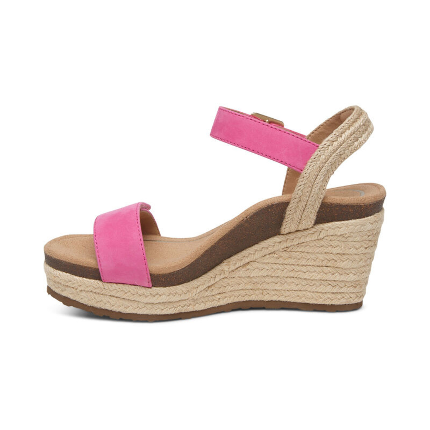 Aetrex Sydney Quarter Strap Adjustable Espadille  Aetrex