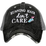 Katydid Running Hair Don't Care Trucker Hat