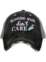 Katydid Running Hair Don't Care Trucker Hat