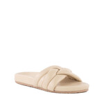 Seychelles Low Key Slide Ivory Leather by Seychelles