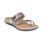 Aetrex Izzy Adjustable Slide in Snake by Aetrex in size 36 Only