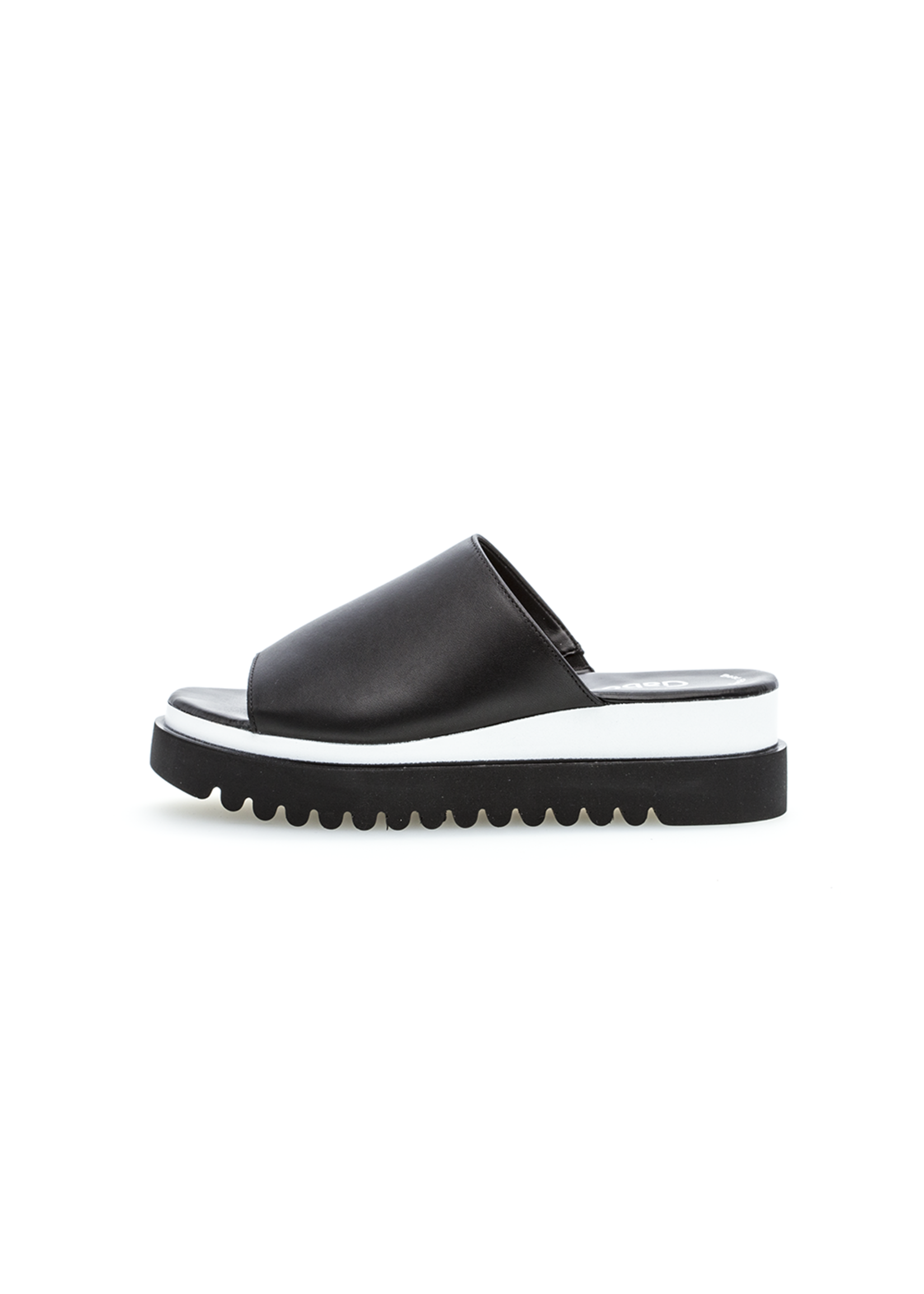 Gabor Platform Slide Black Nappa Leather by Gabor  8.5 Only Final Sale