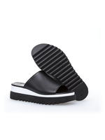 Gabor Platform Slide Black Nappa Leather by Gabor  8.5 Only Final Sale