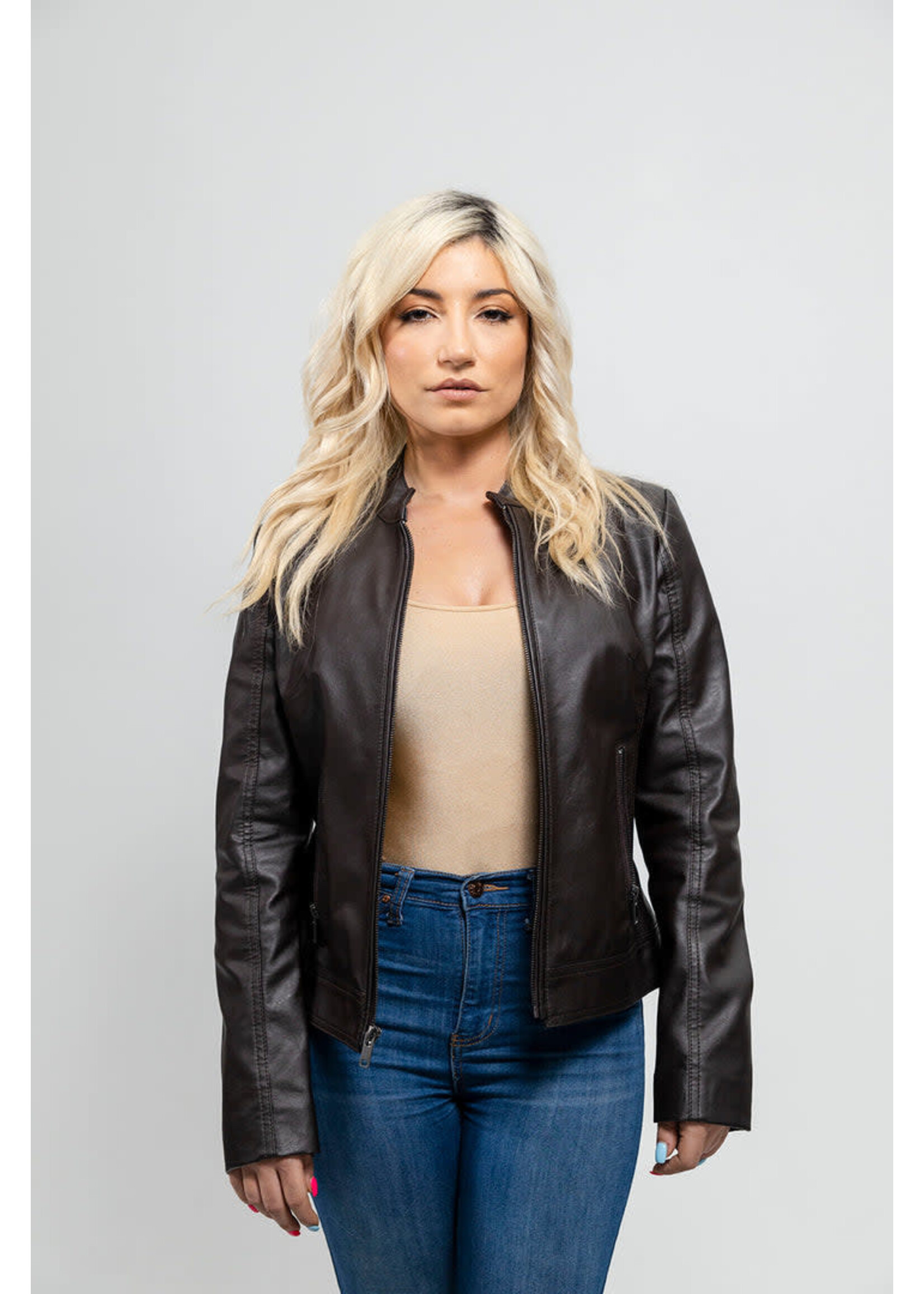 Whet Blu Beverly Vegan Leather Jacket