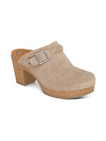Aetrex Corey Taupe Suede Clogs By Aetrex  $99.99 Blowout