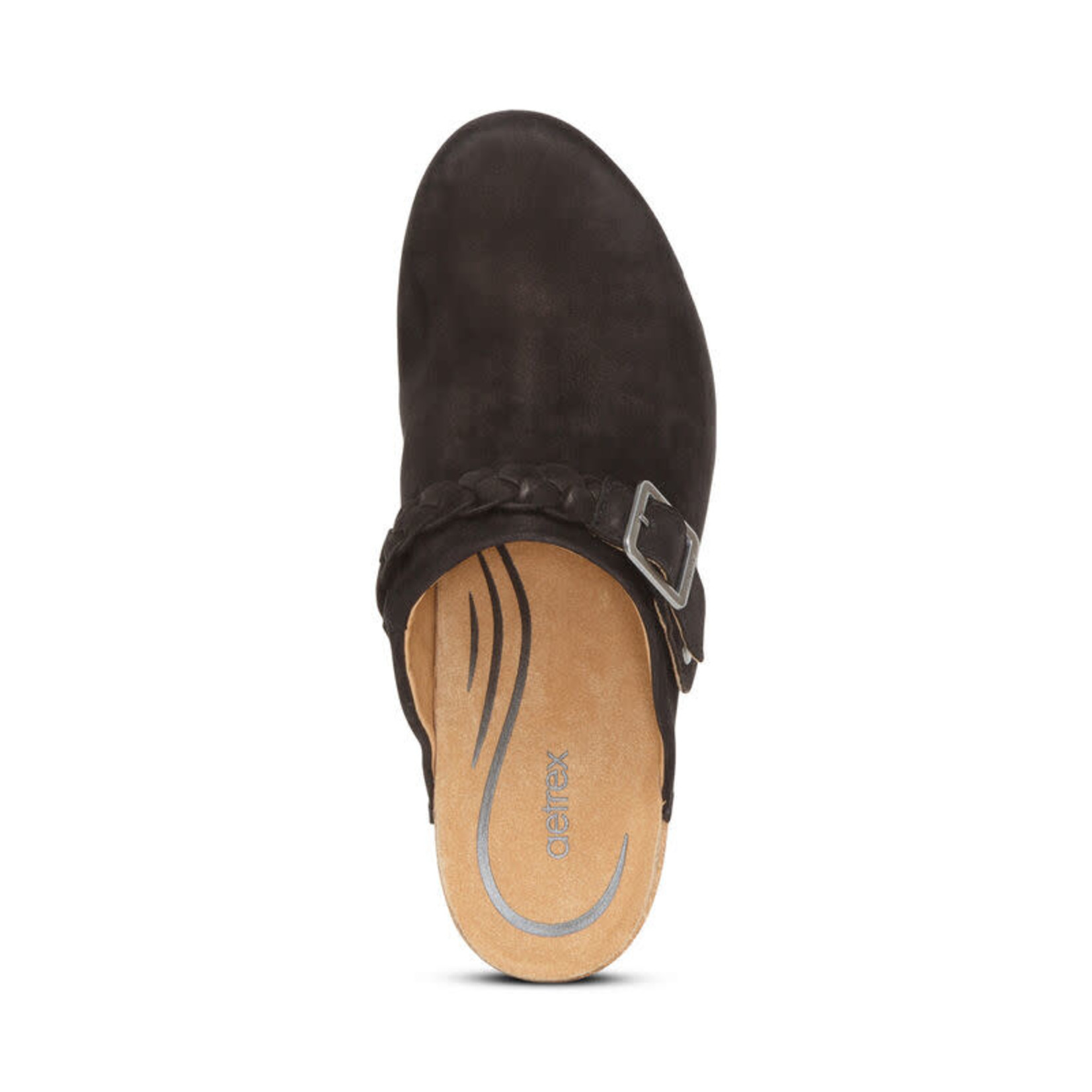 Aetrex Corey Black Suede By Aetrex Final Sale