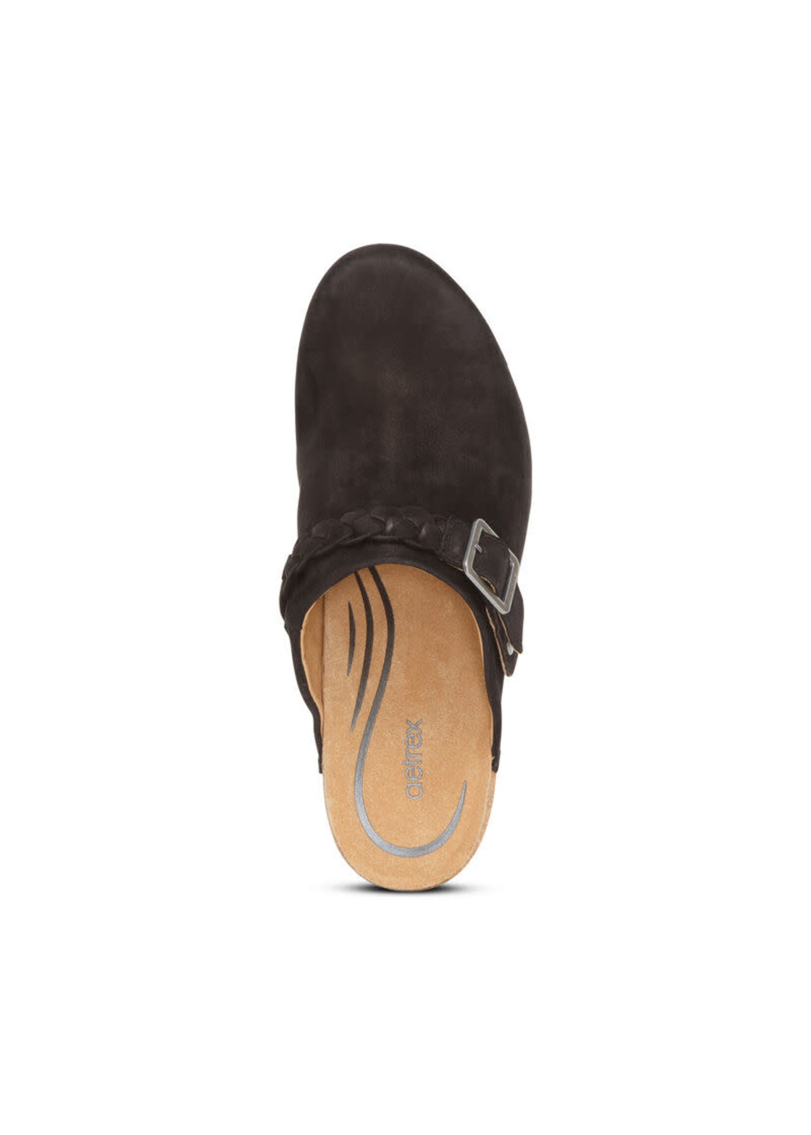 Aetrex Corey Black Suede By Aetrex Final Sale