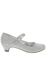 Nina Footwear Zelia For Girls Tweens Silver Sparkle By Nina Footwear