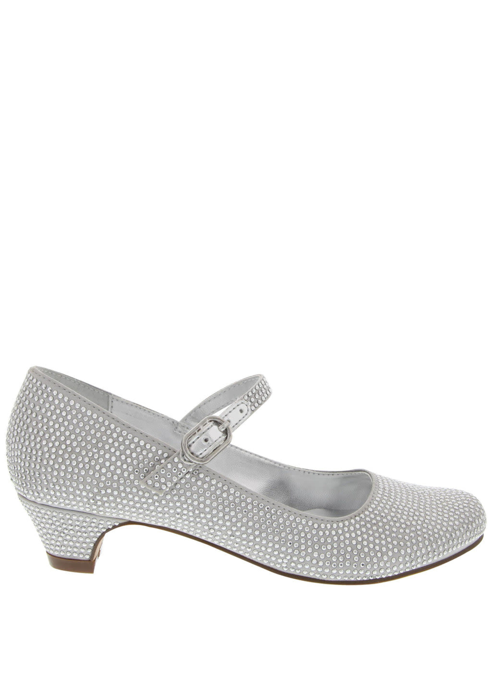 Nina Footwear Zelia For Girls Tweens Silver Sparkle By Nina Footwear