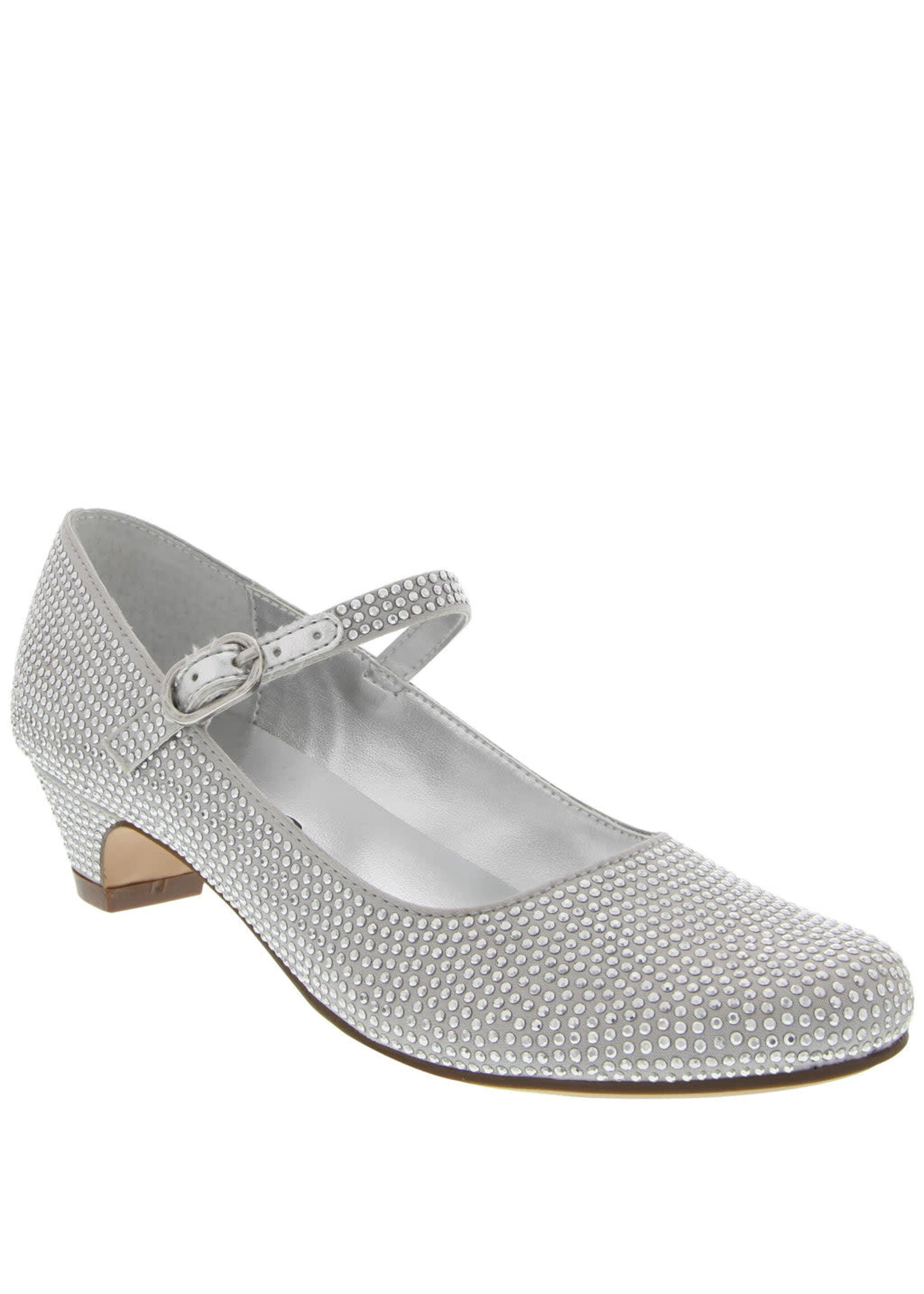 Nina Footwear Zelia For Girls Tweens Silver Sparkle By Nina Footwear