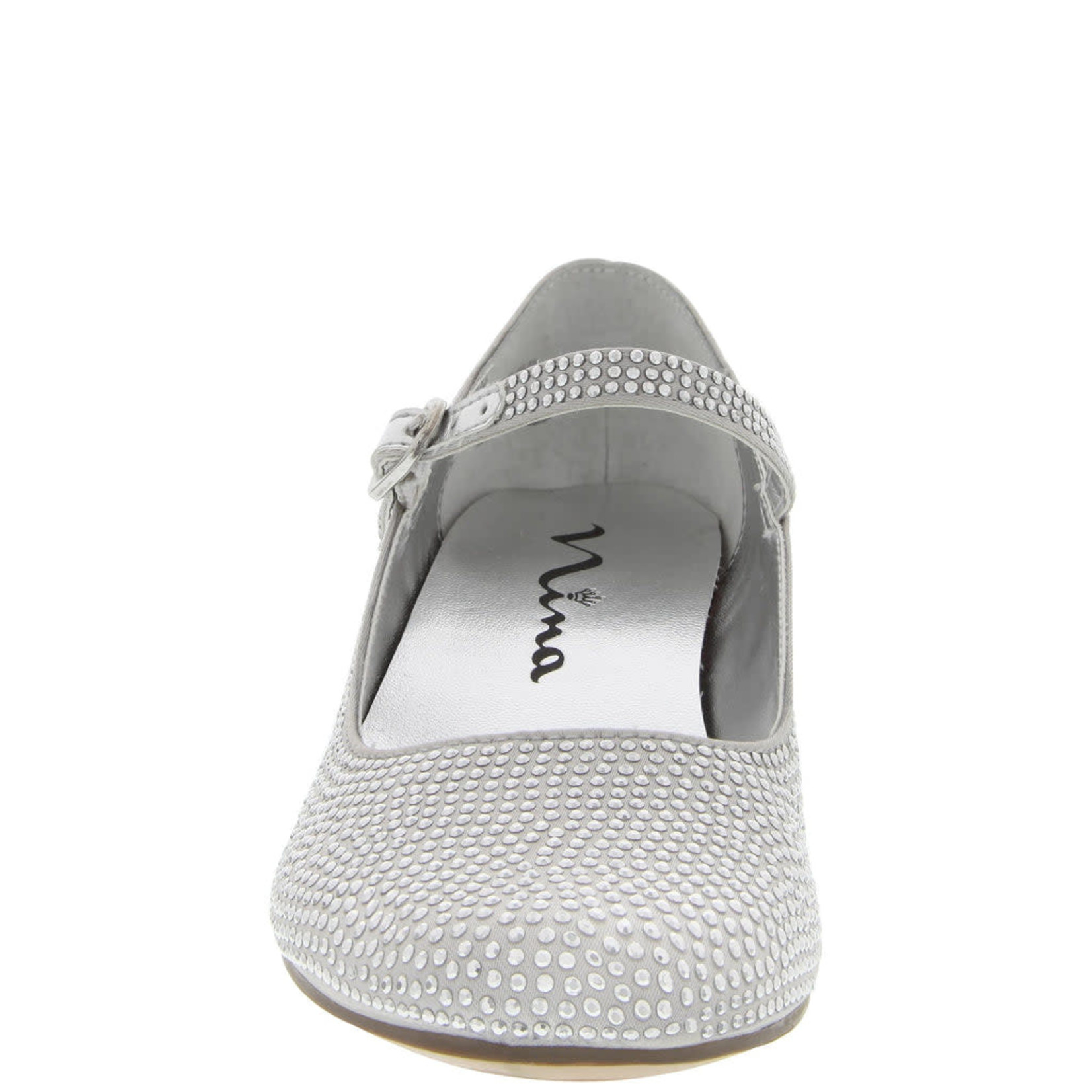 Nina Footwear Zelia For Girls Silver Sparkle By Nina Footwear