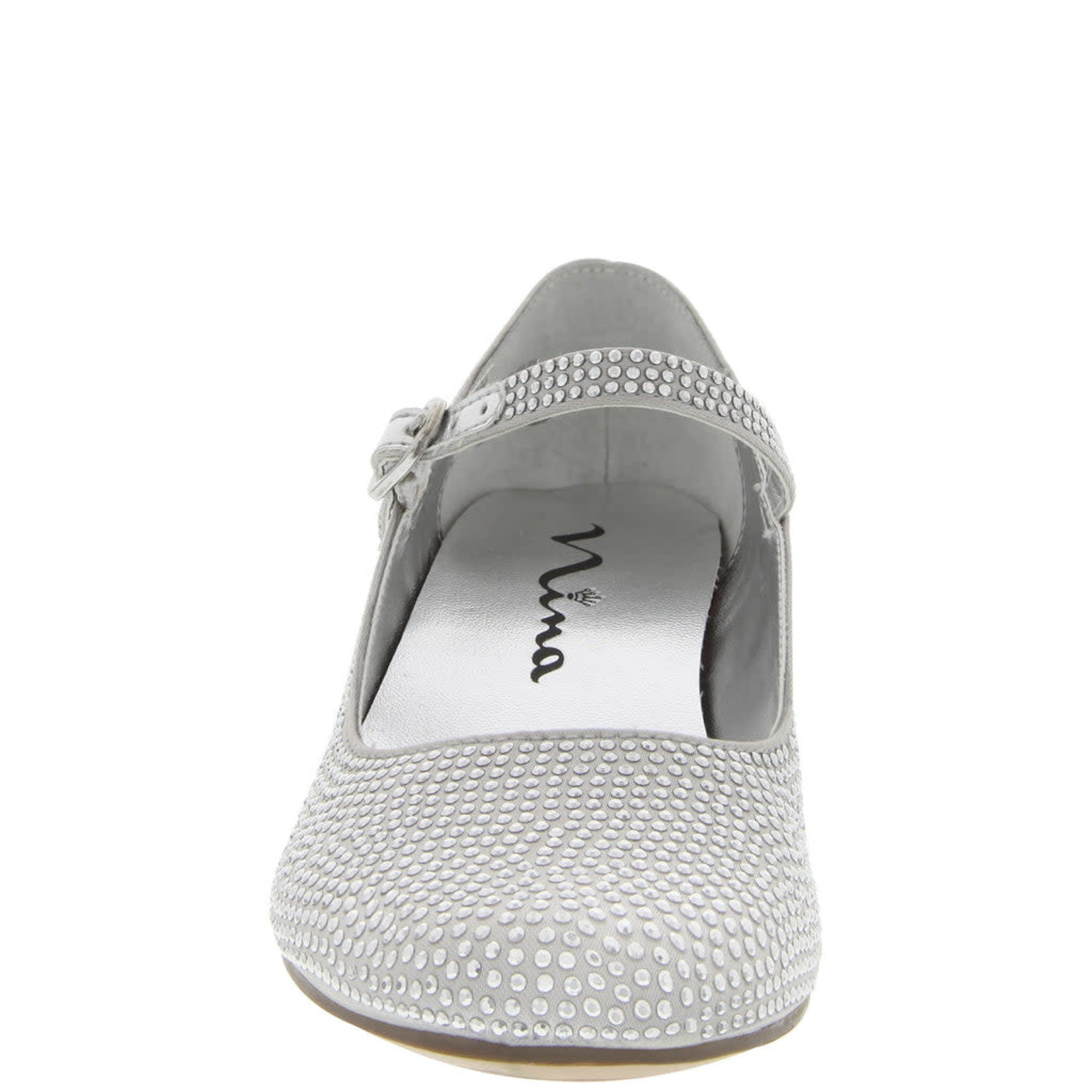 Nina Footwear Zelia For Girls Tweens Silver Sparkle By Nina Footwear