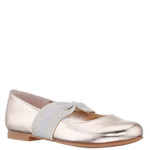 Nina Footwear Krissy in Gold Metallic Ballet Flat for Tweens By Nina Footwear