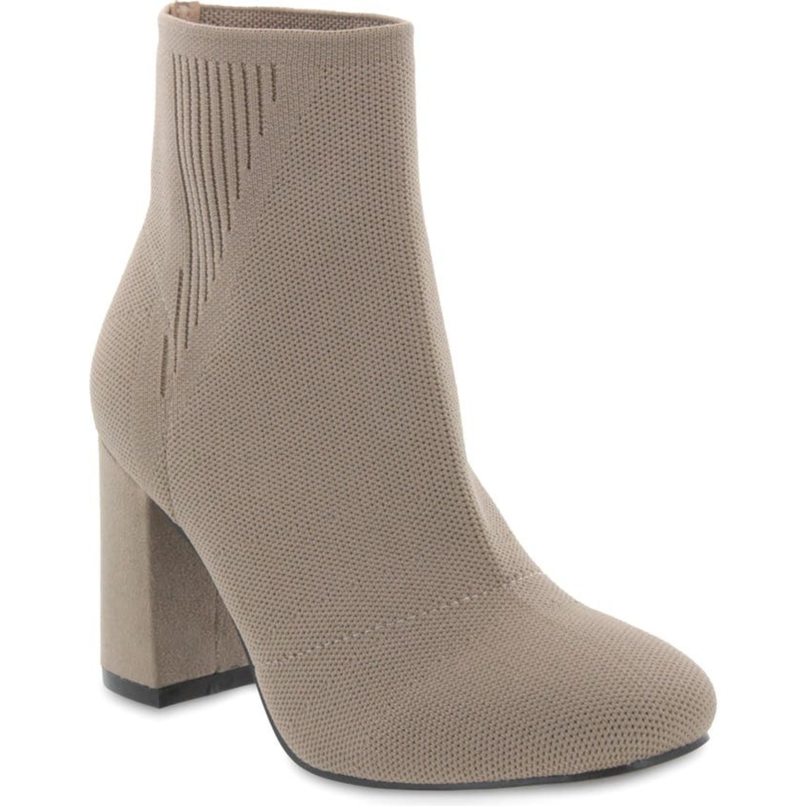 Mia Shoes Braxton Fly Knit Dark Sand Boot By Mia