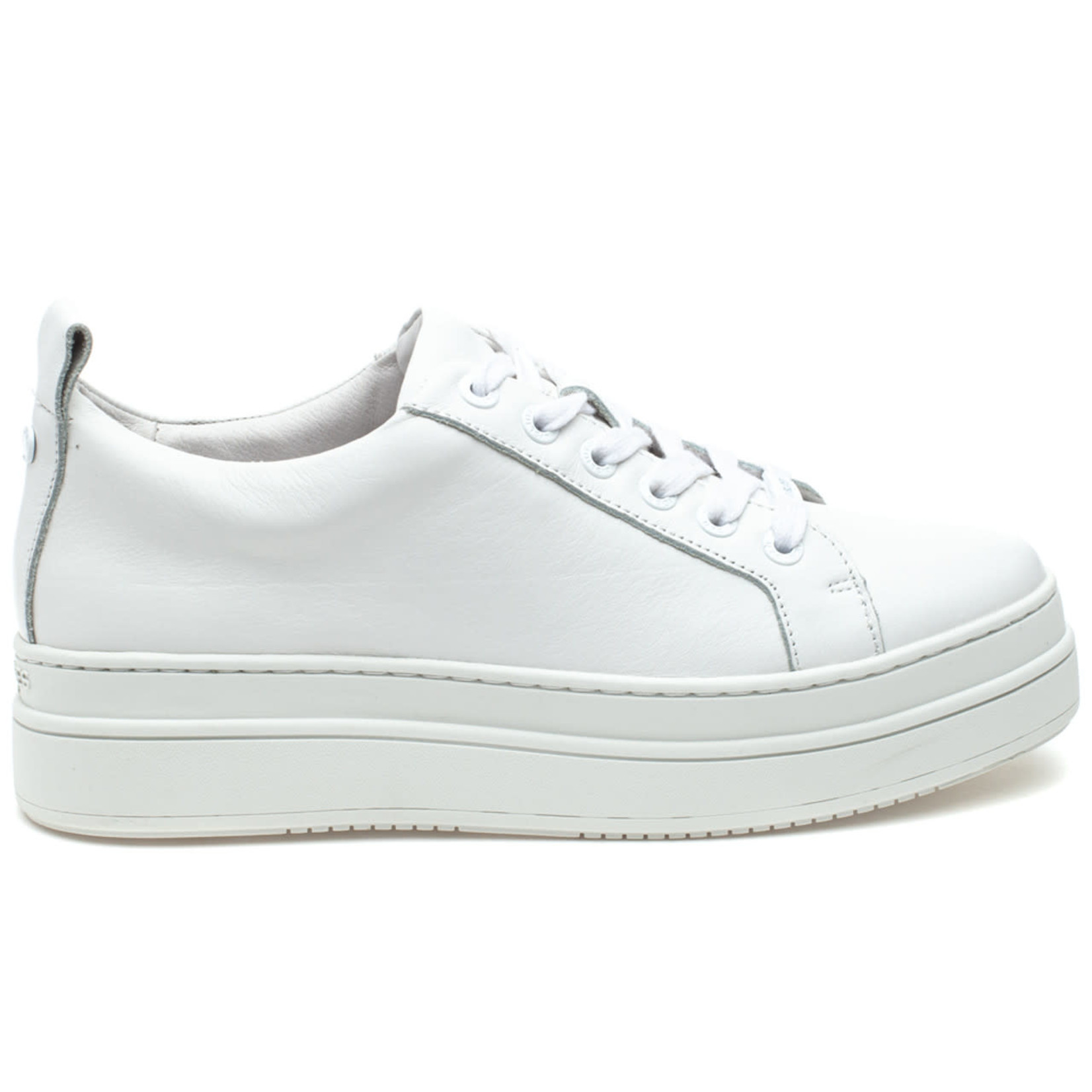 JSlides NYC NOCA White Leather Sneaker by JSlides NYC