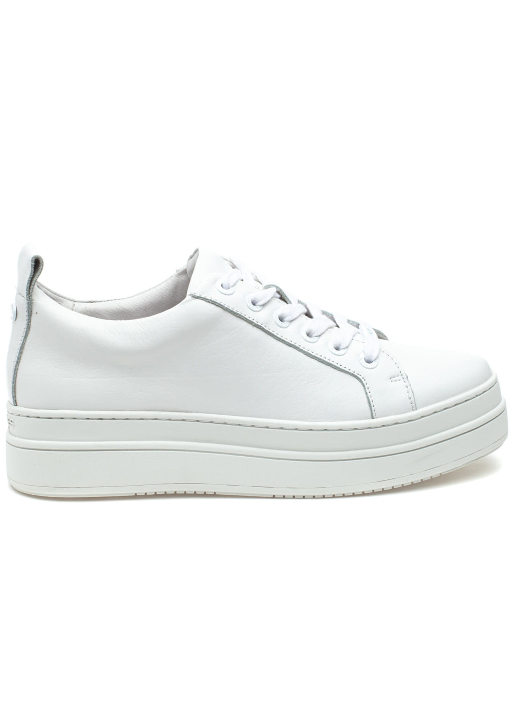 JSlides NYC NOCA White Leather Sneaker by JSlides NYC