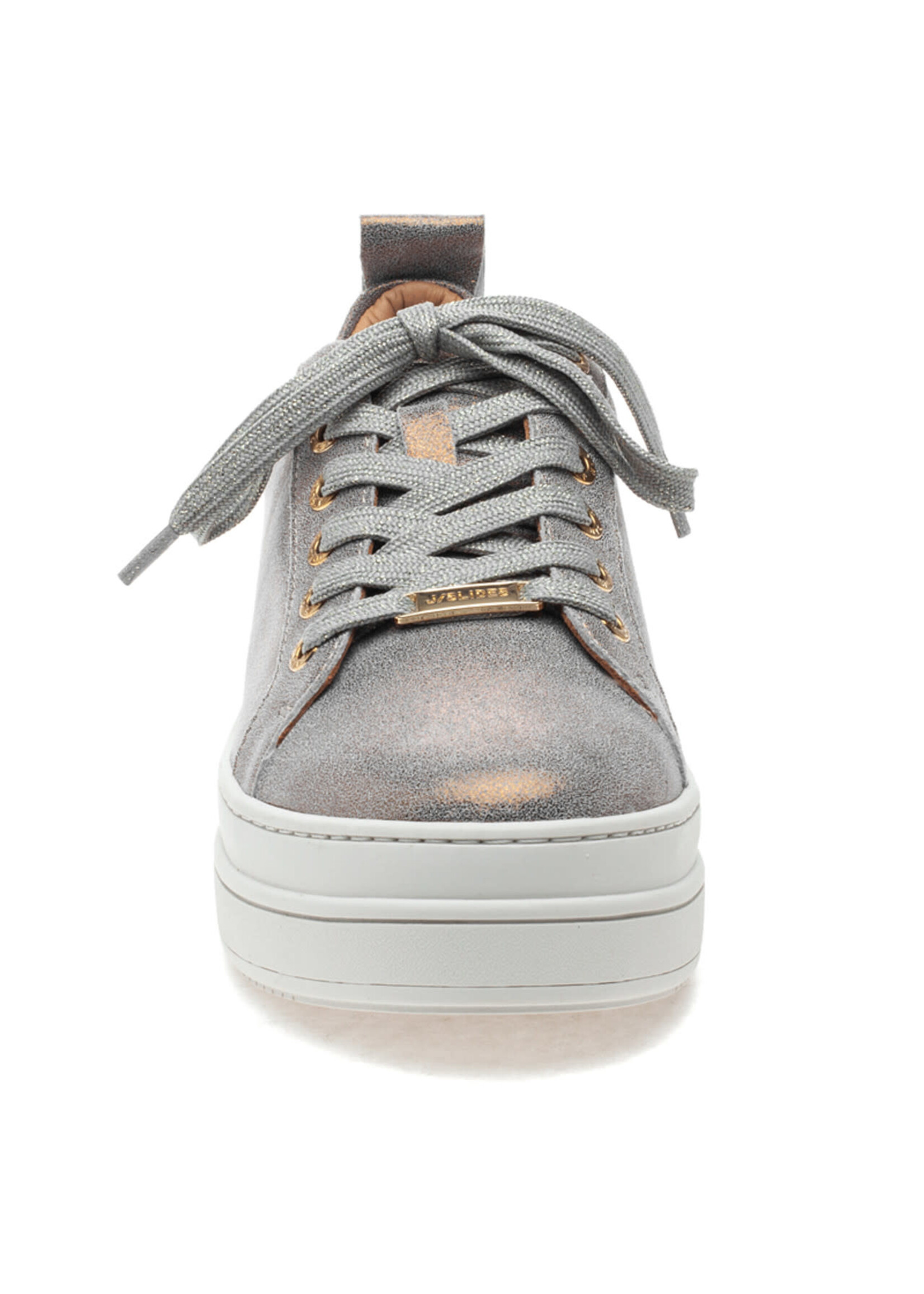 JSlides NYC NOCA Bronze Metallic Leather Sneaker by JSlides NYC