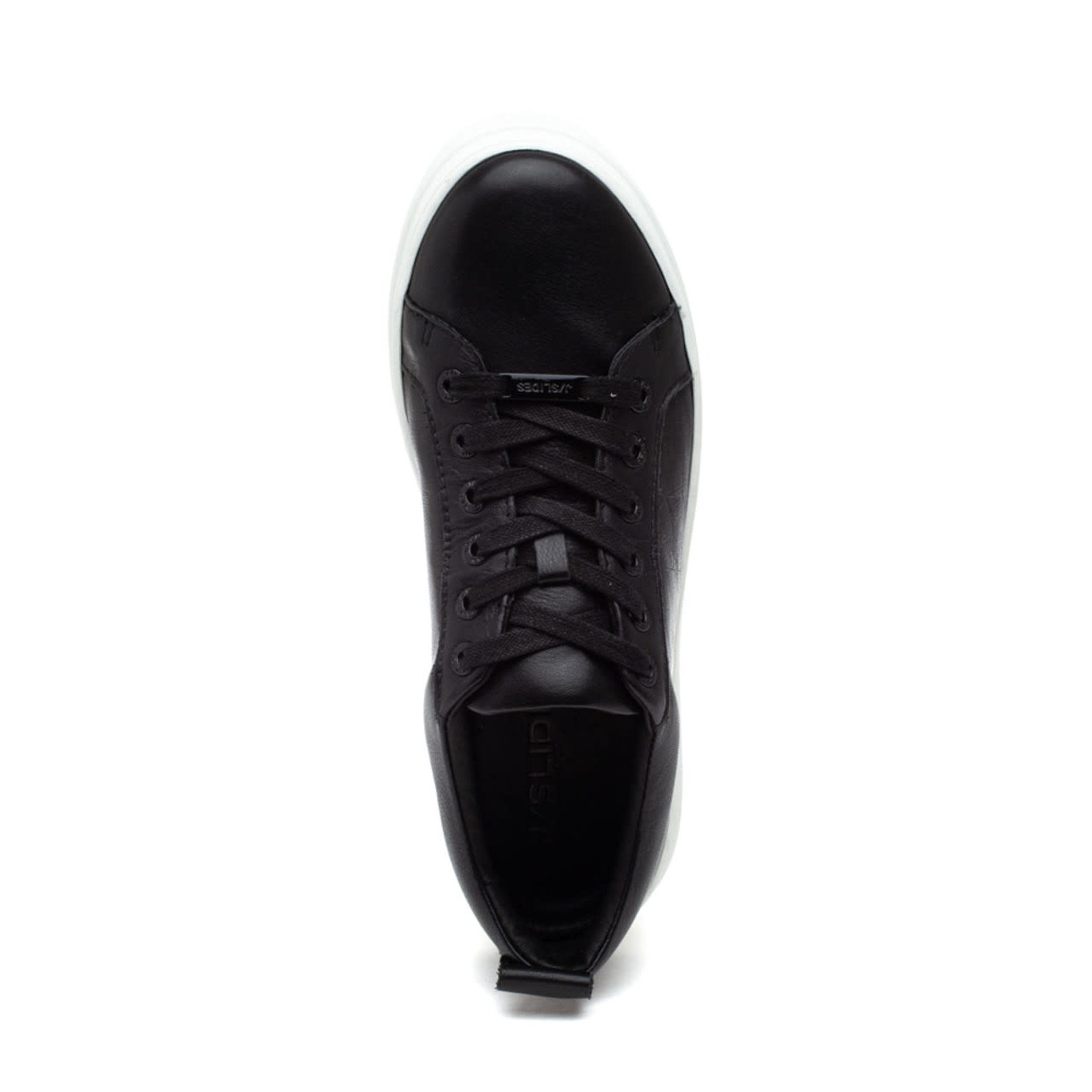 J/Slides - Noca Platform Sneaker - Black Leather 8
