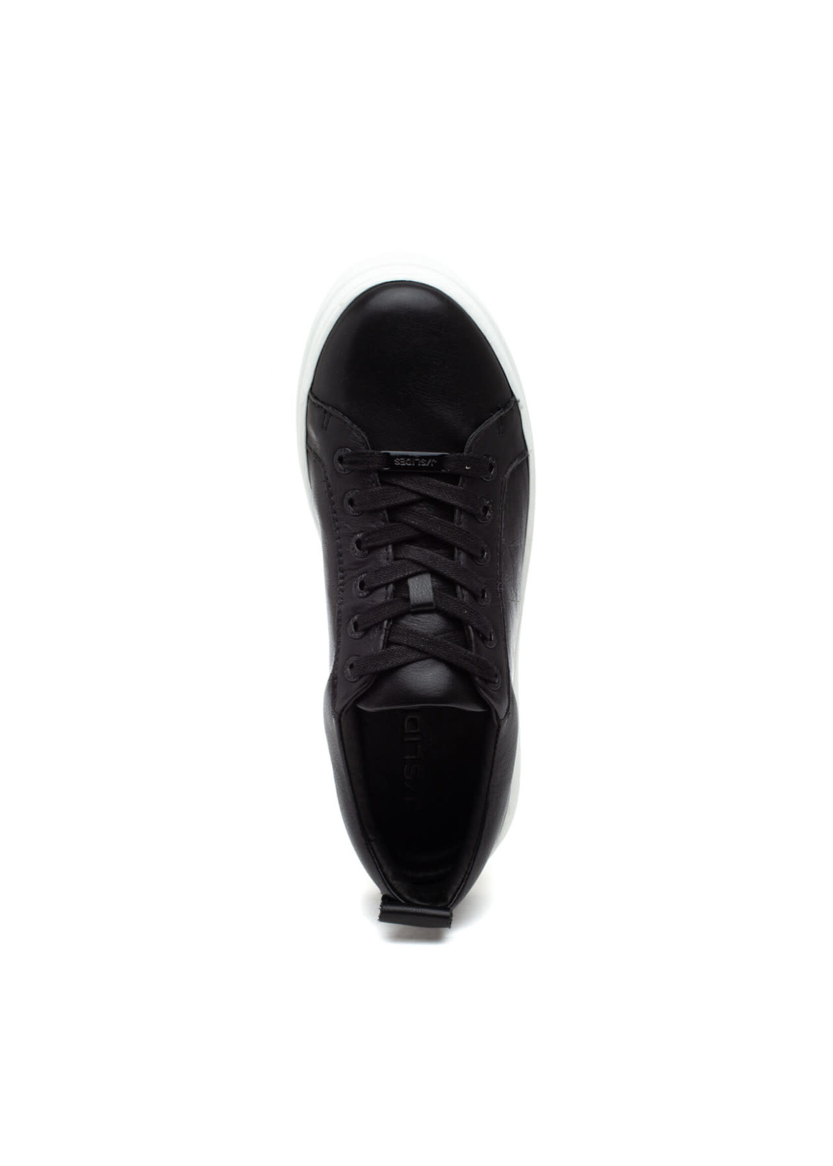 JSlides NYC NOCA Black Leather Sneaker by JSlides NYC