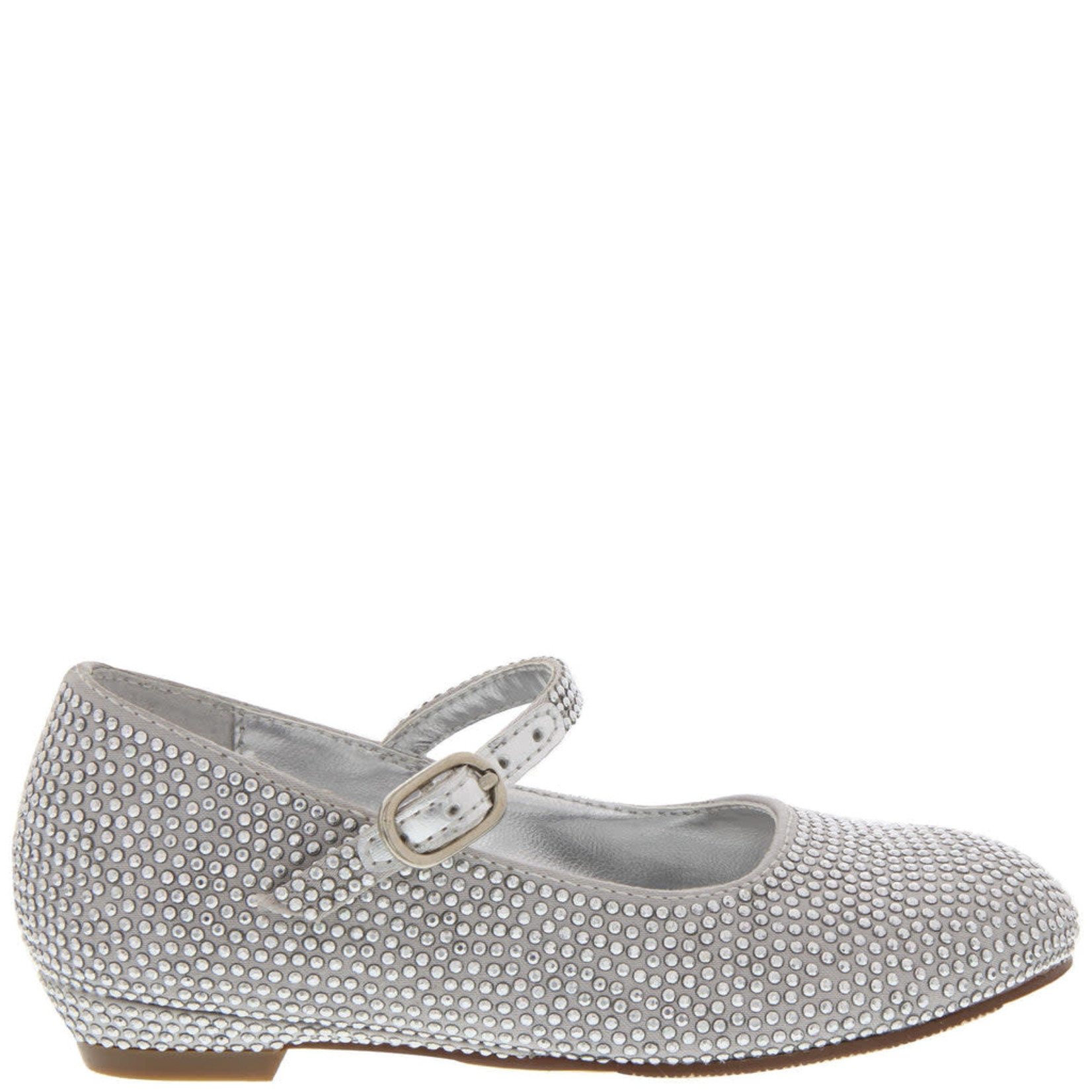 Nina Footwear Zelia Toddler Silver Satin by Nina