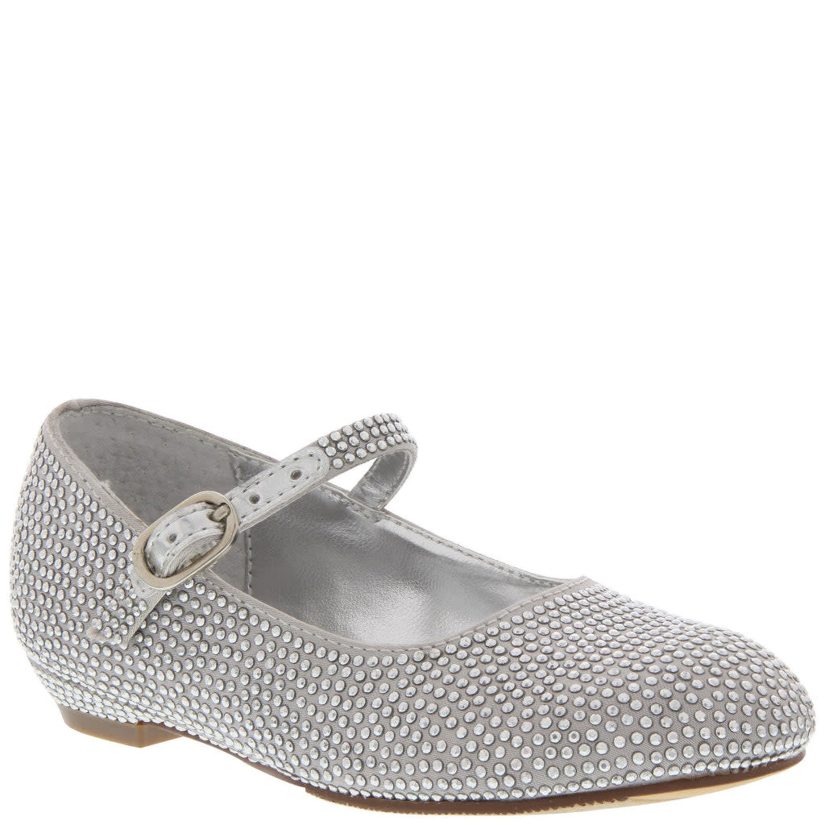 Nina Footwear Zelia Toddler Silver Satin by Nina