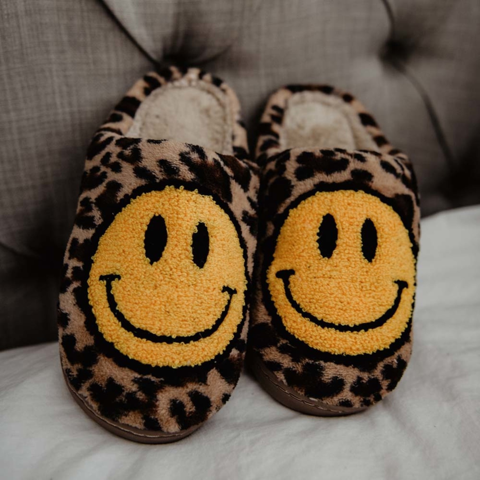 Smile Face Slippers Assorted