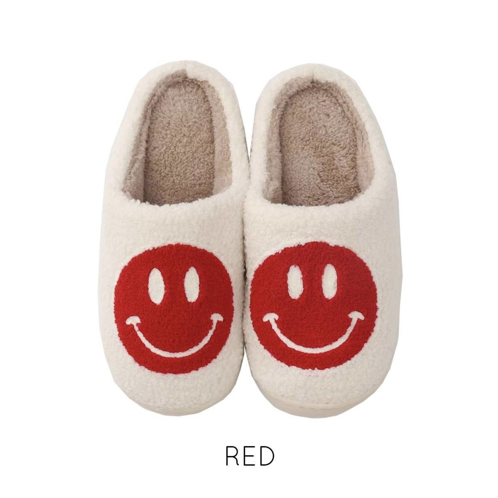 Smile Face Slippers Assorted
