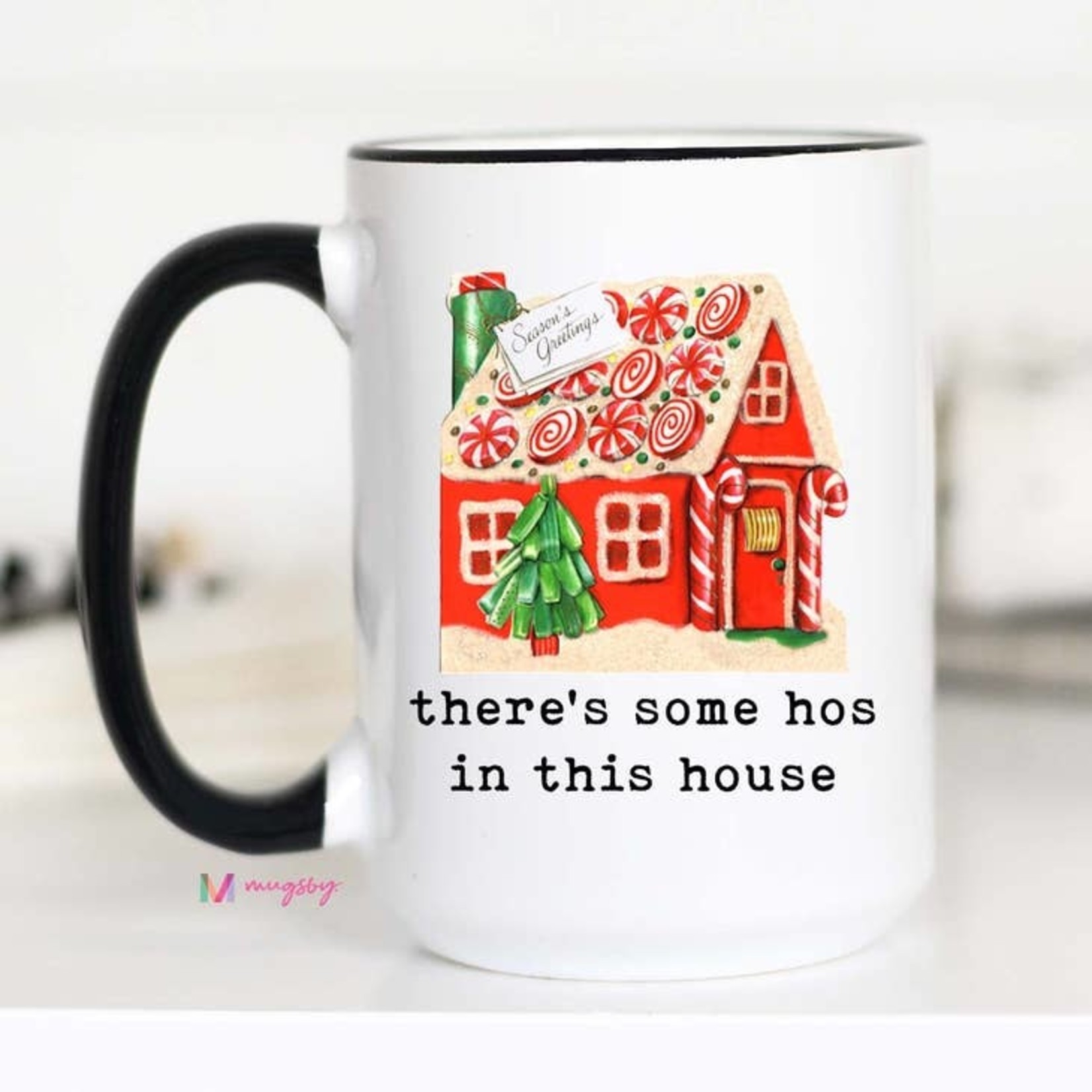 Mugsby There's Some Hos Christmas 15oz Ceramic Mug