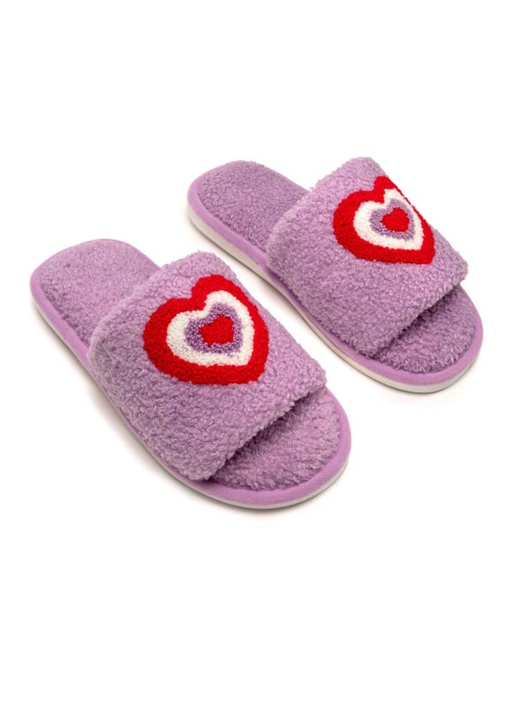 Living Royal Heart Slide Slipper by Living Royal