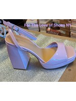Bamboo Ombre Lilac Patent Chunky Platform by Bamboo
