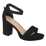 Tracee Black 3" Heel Platform Sandal
