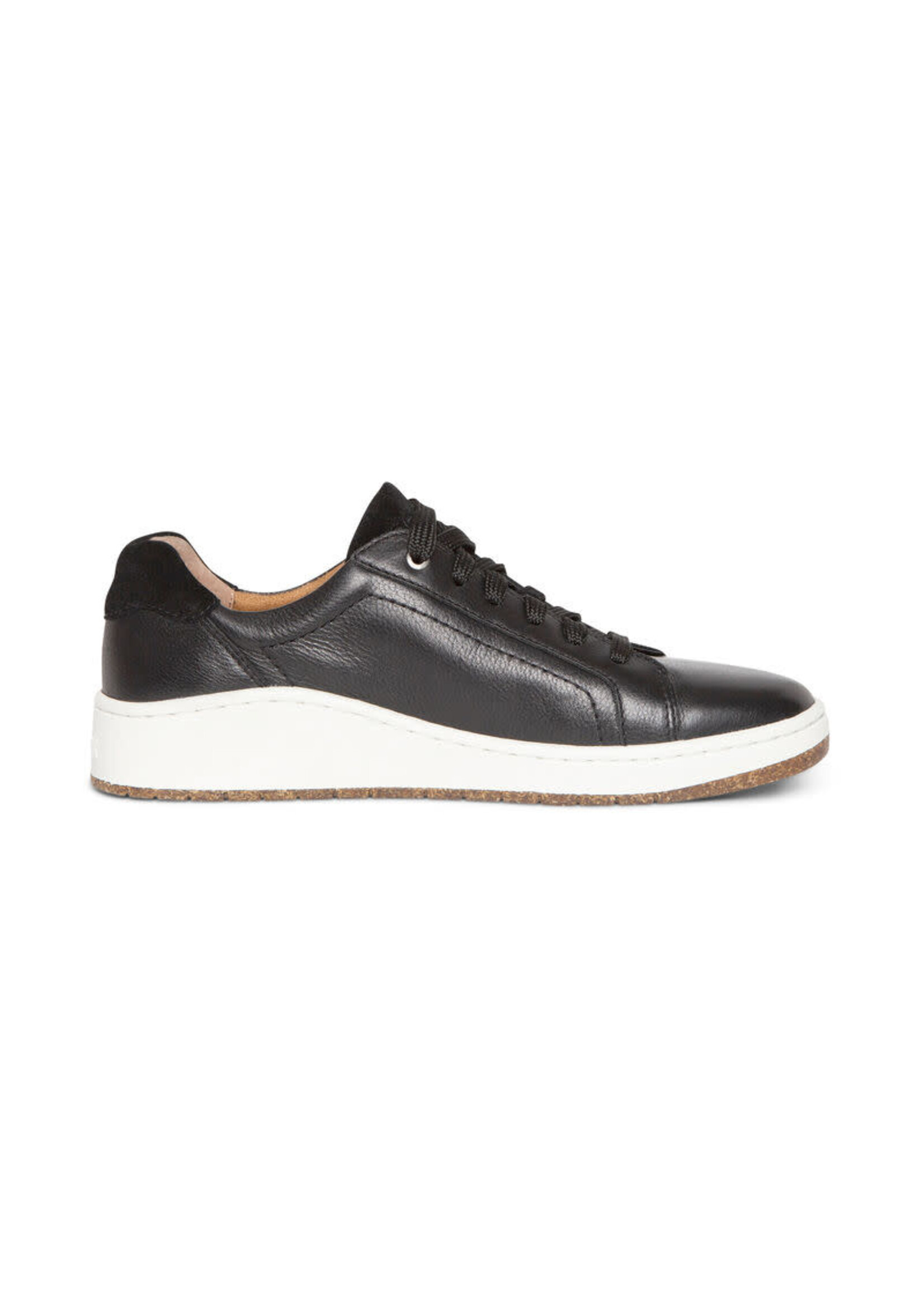 Aetrex Blake Black Leather Sneaker by Aetrex