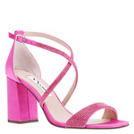 Nina Footwear Henesi Ultra Pink Crystal Satin by Nina