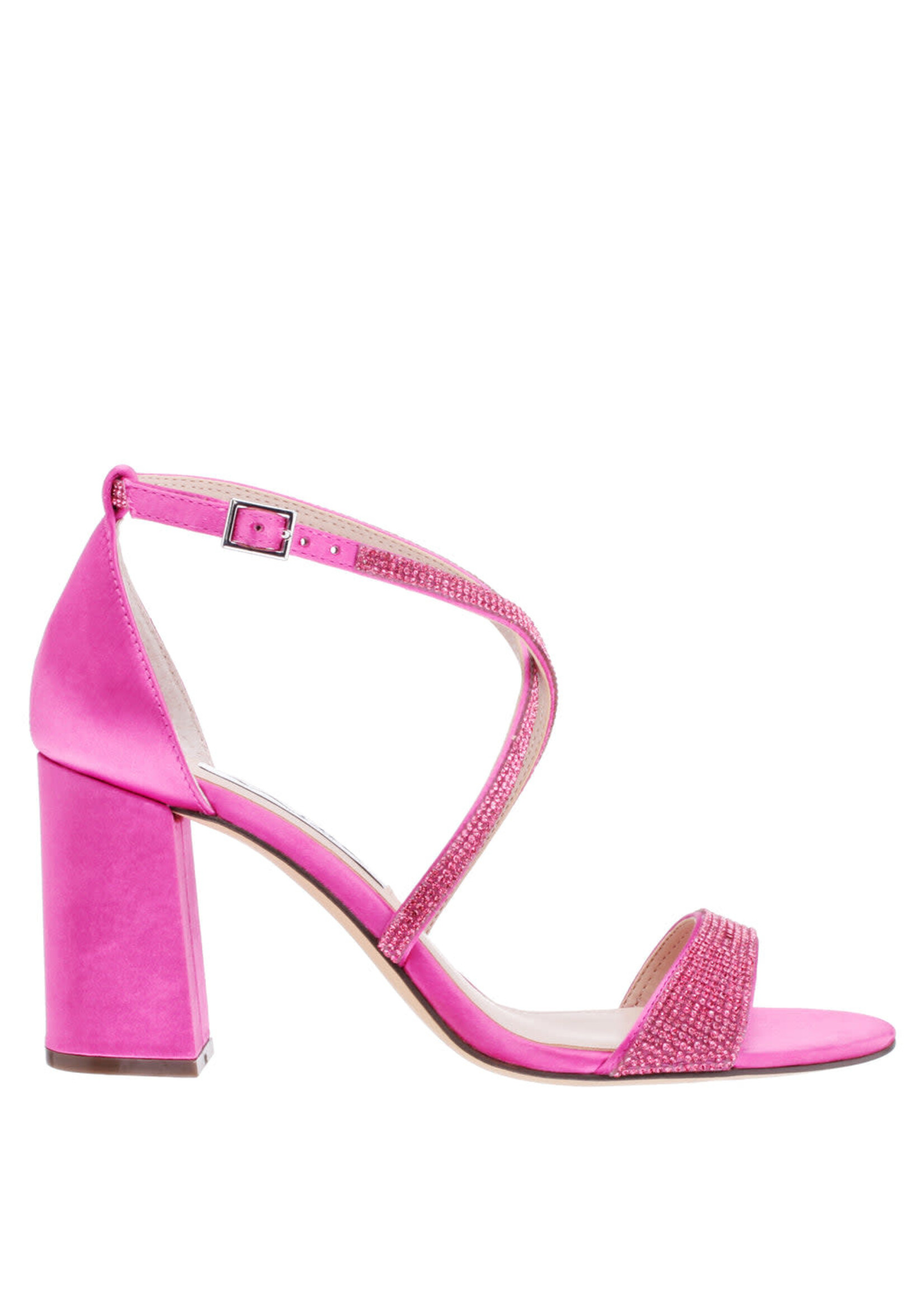 Nina Footwear Henesi Ultra Pink Crystal Satin by Nina