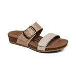 Aetrex Daisy Ivory Adjustable Sandals by Aetrex