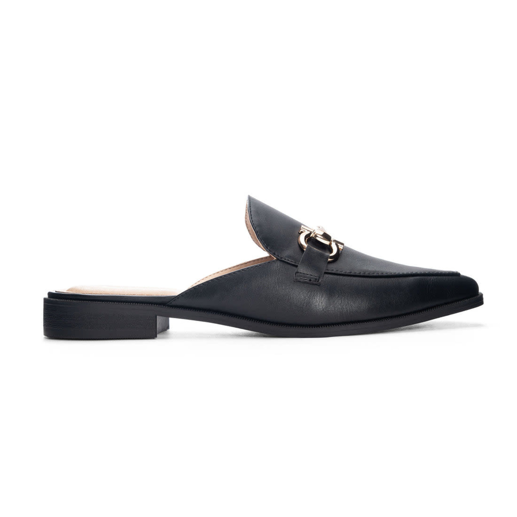 Score Tornardo Black Smooth Dress Mule by CL by Laundry