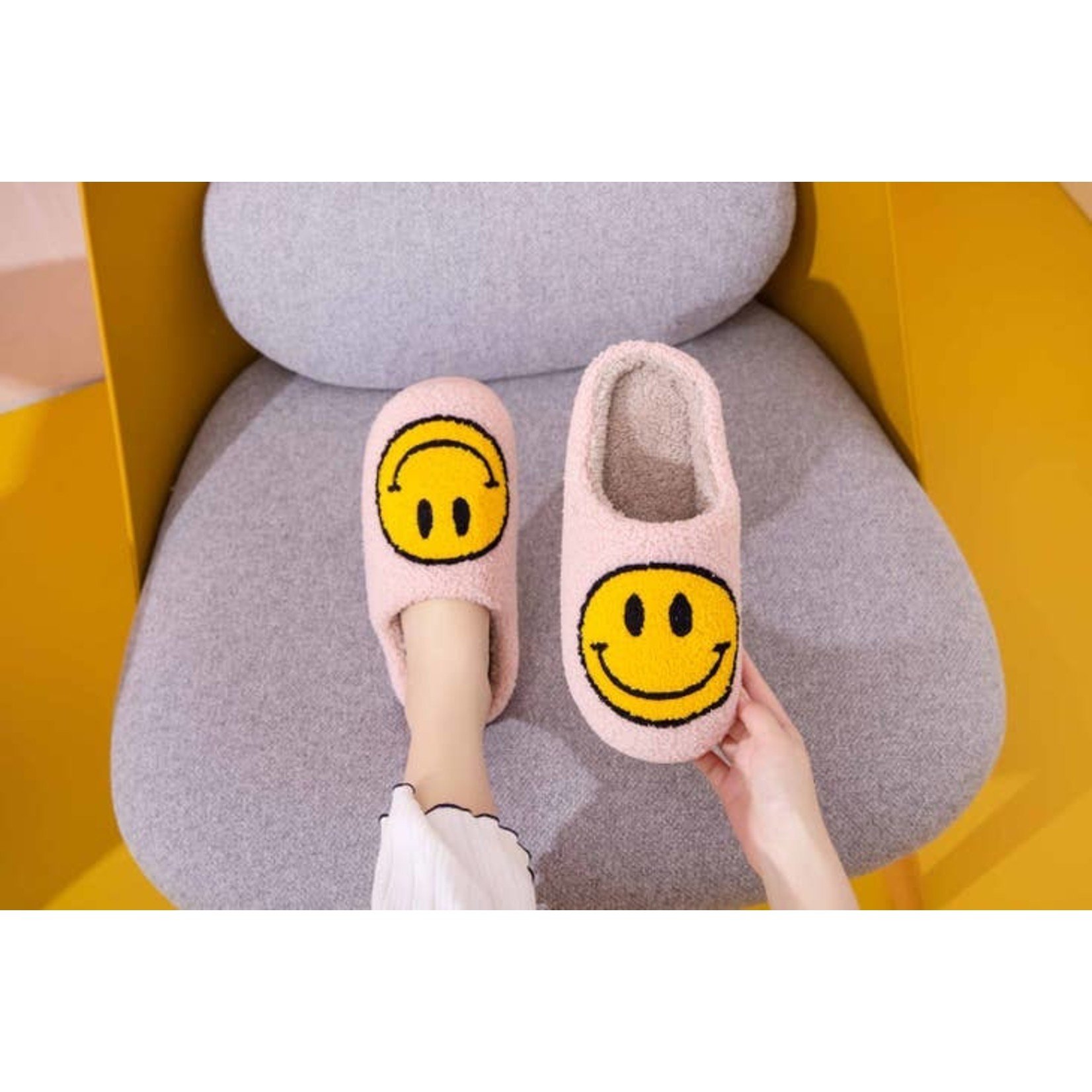 Smile Face Slippers Assorted