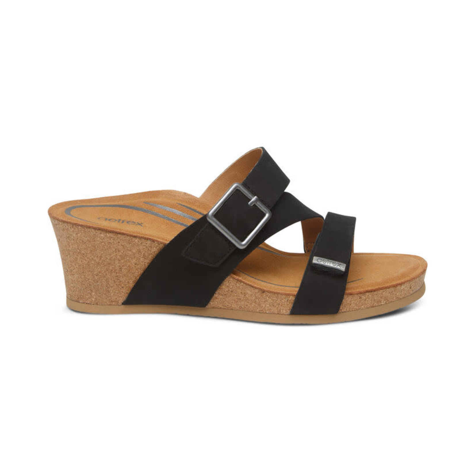 Aetrex Kimmie Support  Wedge in Black by Aetrex size 10 only