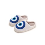 Evil Eye Soft Fuzzy Slippers