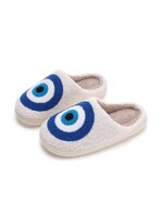 Evil Eye Soft Fuzzy Slippers