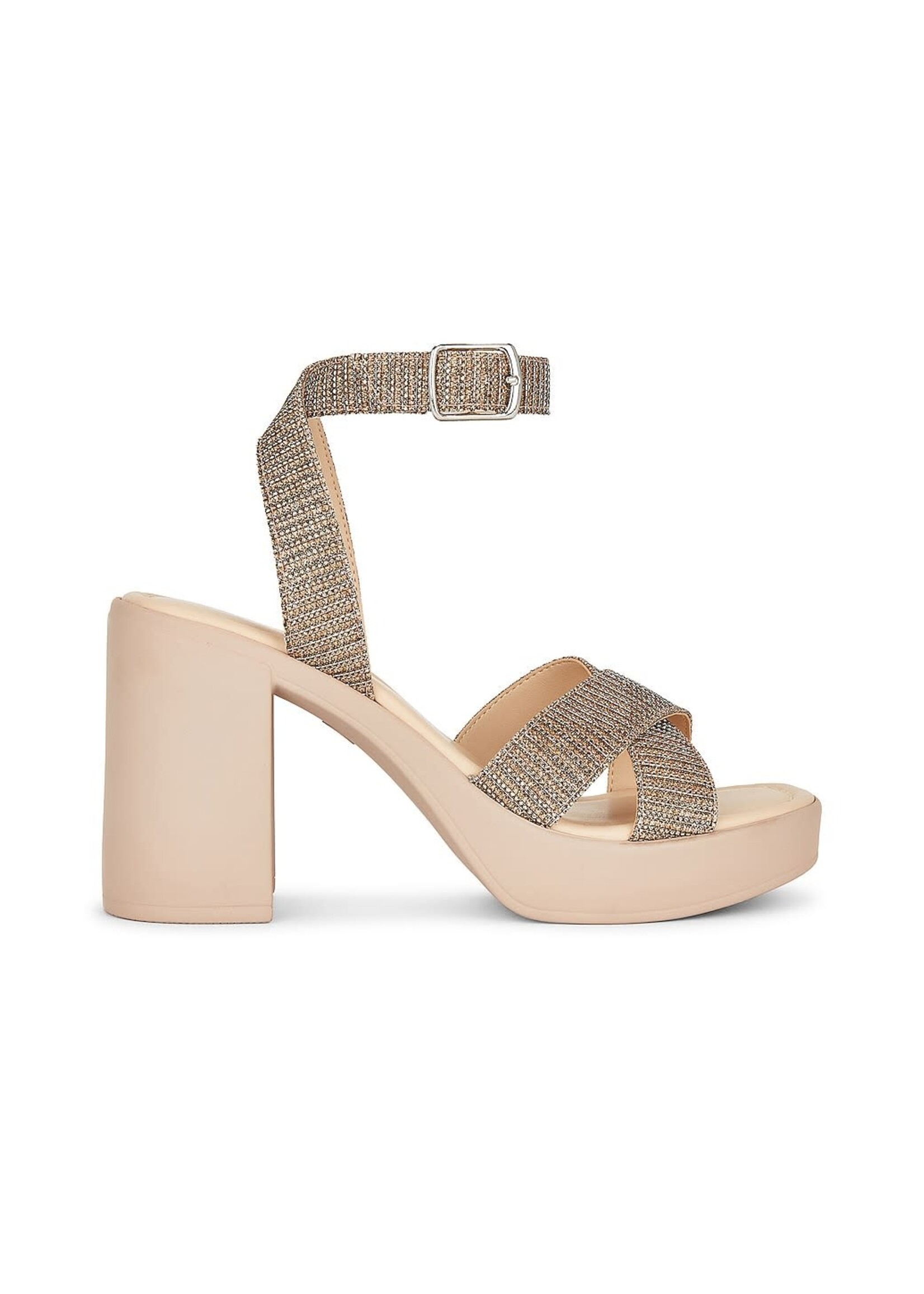 Seychelles Sand Castle in Shimmer Fabric by Seychelles Footwear  25% Off