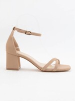 Edna  Nude Strappy 2" Block Heel