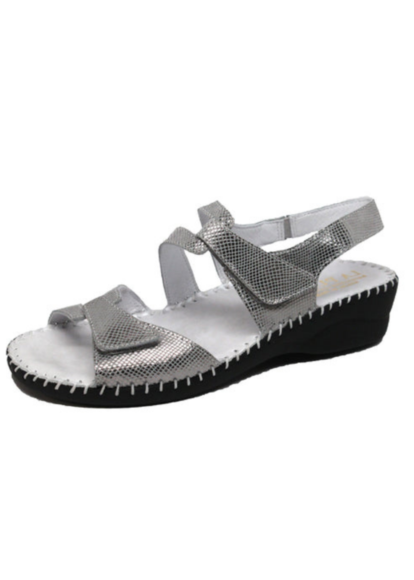 La Plume Becka Grey Viper Size 37  Only (US 6.5-7)